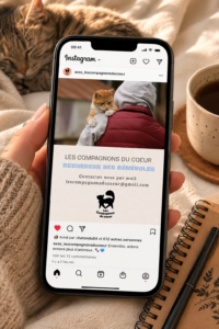 Création d’une publication Instagram pour la recherche de bénévoles d’une association de protection animale